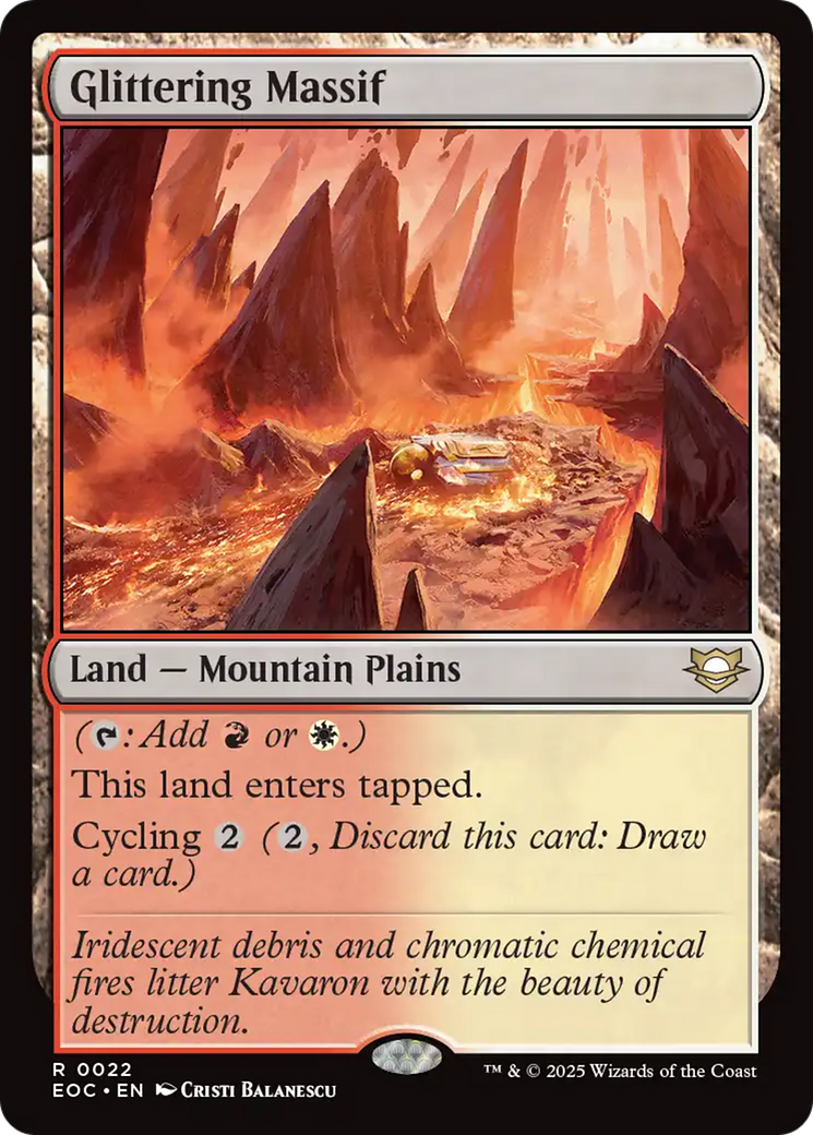 Glittering Massif [Edge of Eternities Commander] | Empire Gaming NC