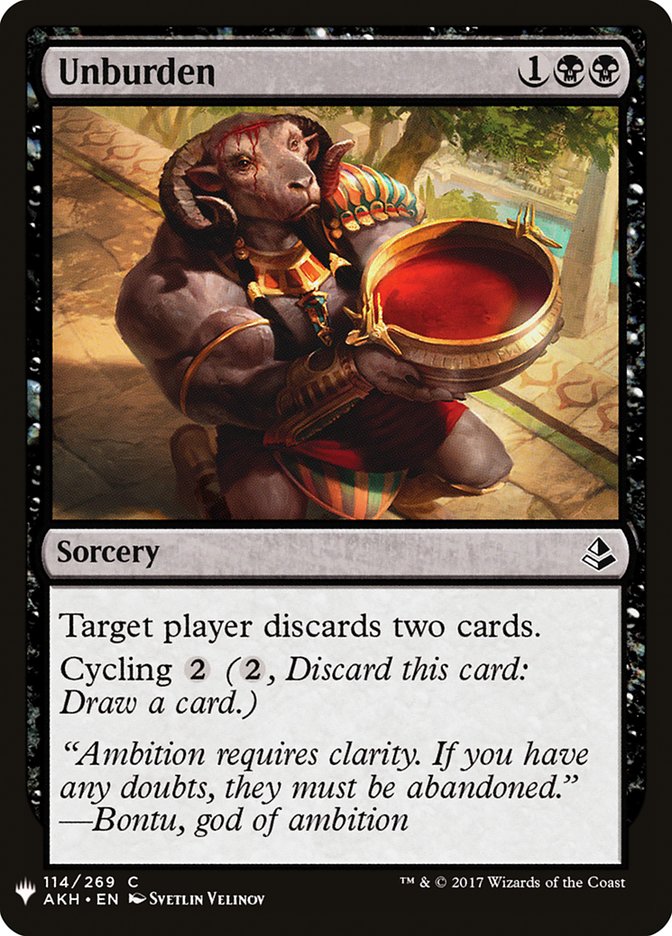 Unburden [Mystery Booster] | Empire Gaming NC