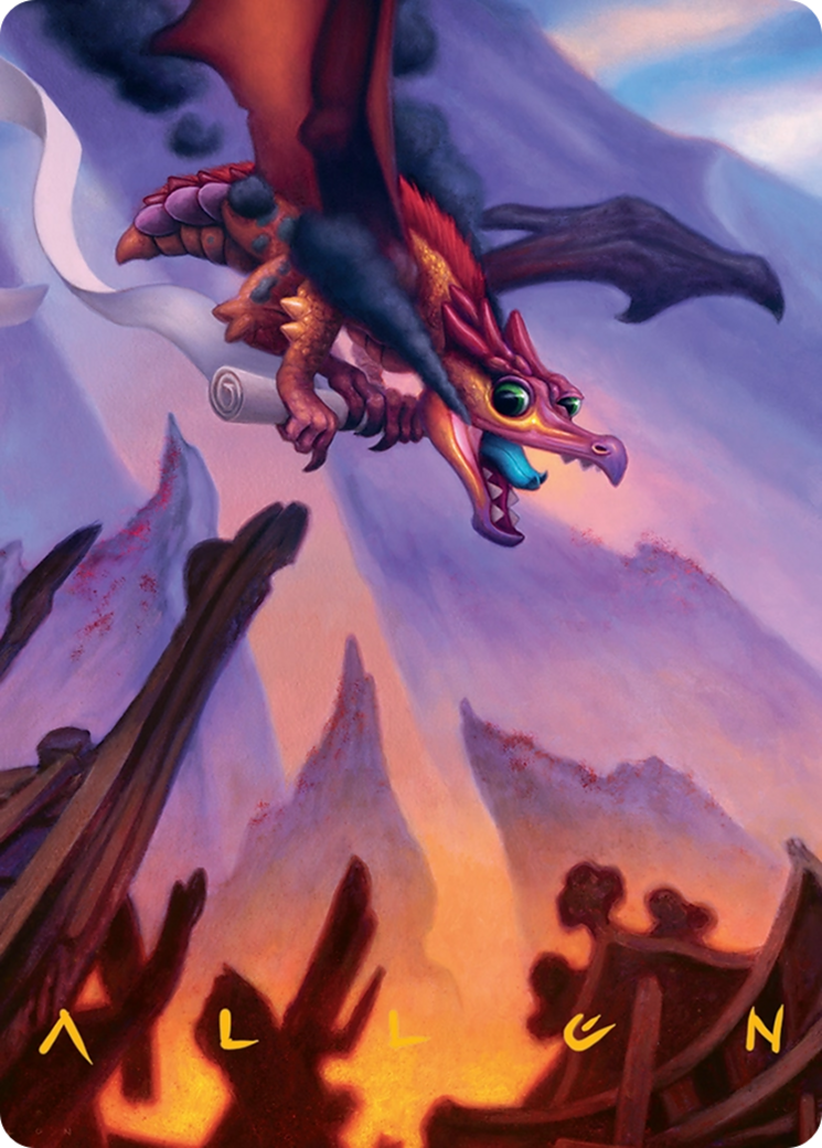 Scavenger Regent Art Card (45/54) [Tarkir: Dragonstorm Art Series] | Empire Gaming NC