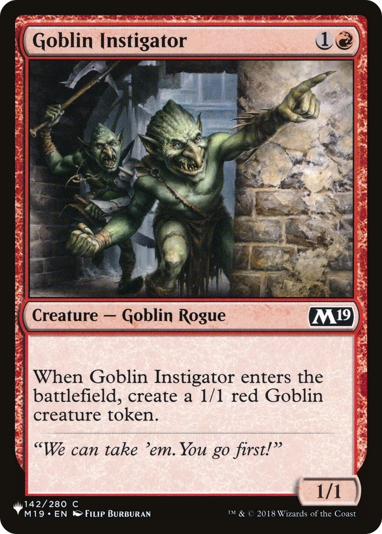 Goblin Instigator [The List] | Empire Gaming NC