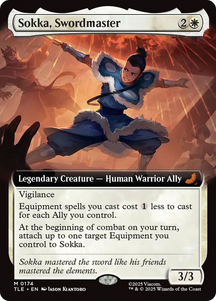 Sokka, Swordmaster (Extended Art) [Avatar: The Last Airbender: Eternal-Legal] | Empire Gaming NC