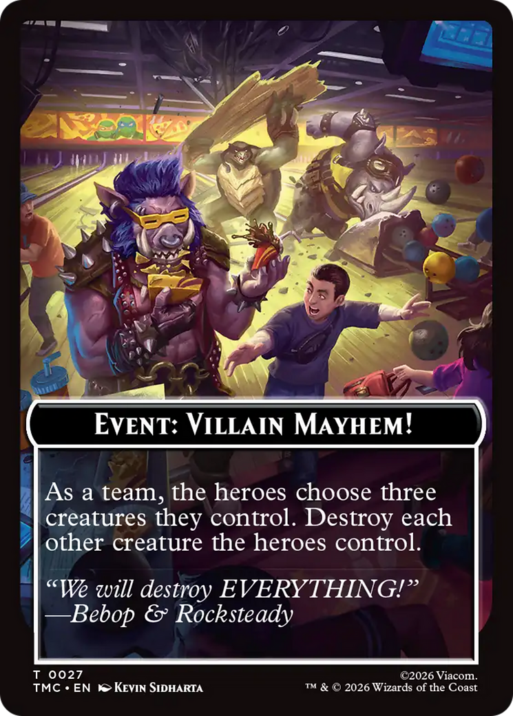 Event: Villain Mayhem! [Teenage Mutant Ninja Turtles Commander Tokens] | Empire Gaming NC