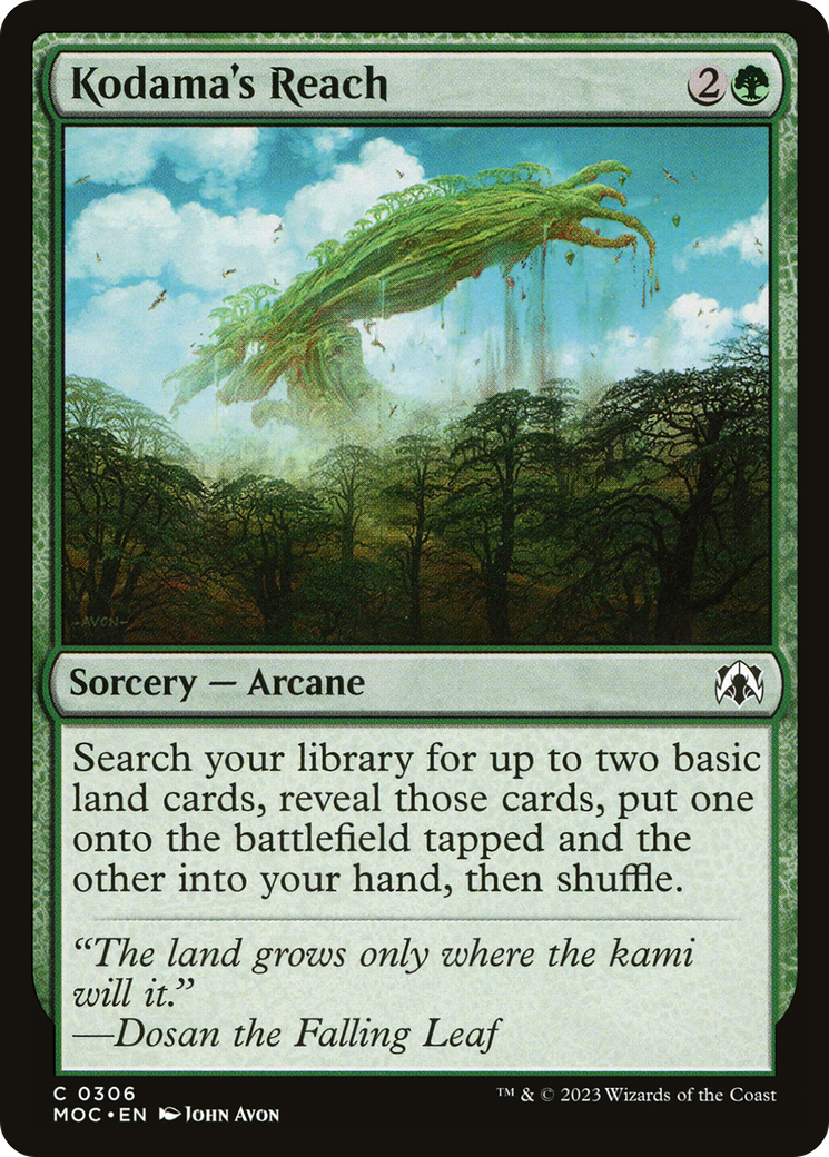 Kodama's Reach [March of the Machine Commander] | Empire Gaming NC