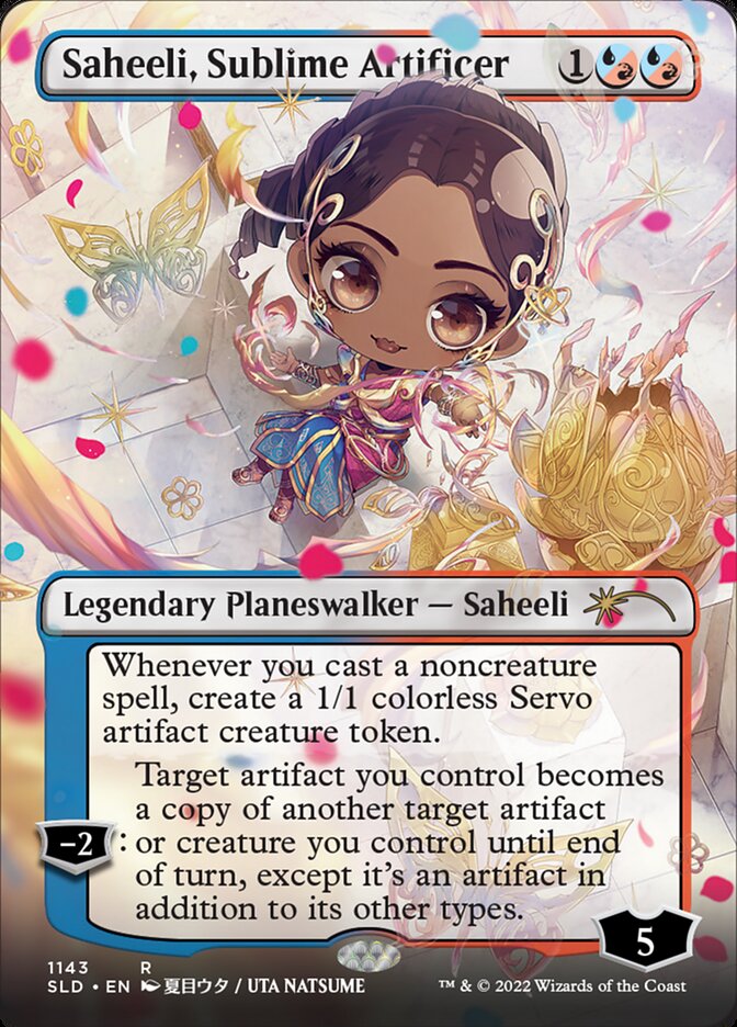 Saheeli, Sublime Artificer (Borderless) [Secret Lair Drop Series] | Empire Gaming NC