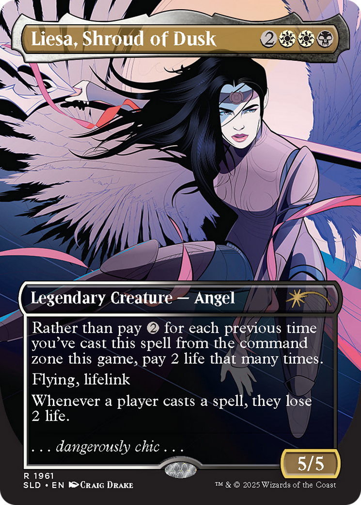 Liesa, Shroud of Dusk (Rainbow Foil) [Secret Lair Drop Series] | Empire Gaming NC