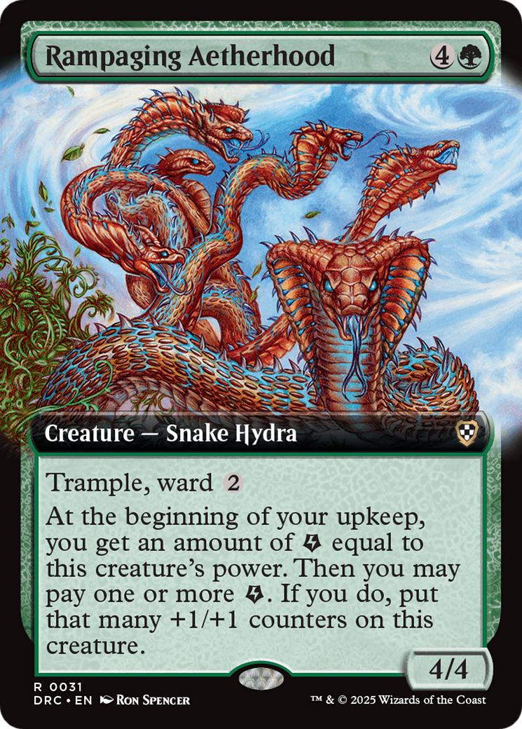 Rampaging Aetherhood (Extended Art) [Aetherdrift Commander] | Empire Gaming NC