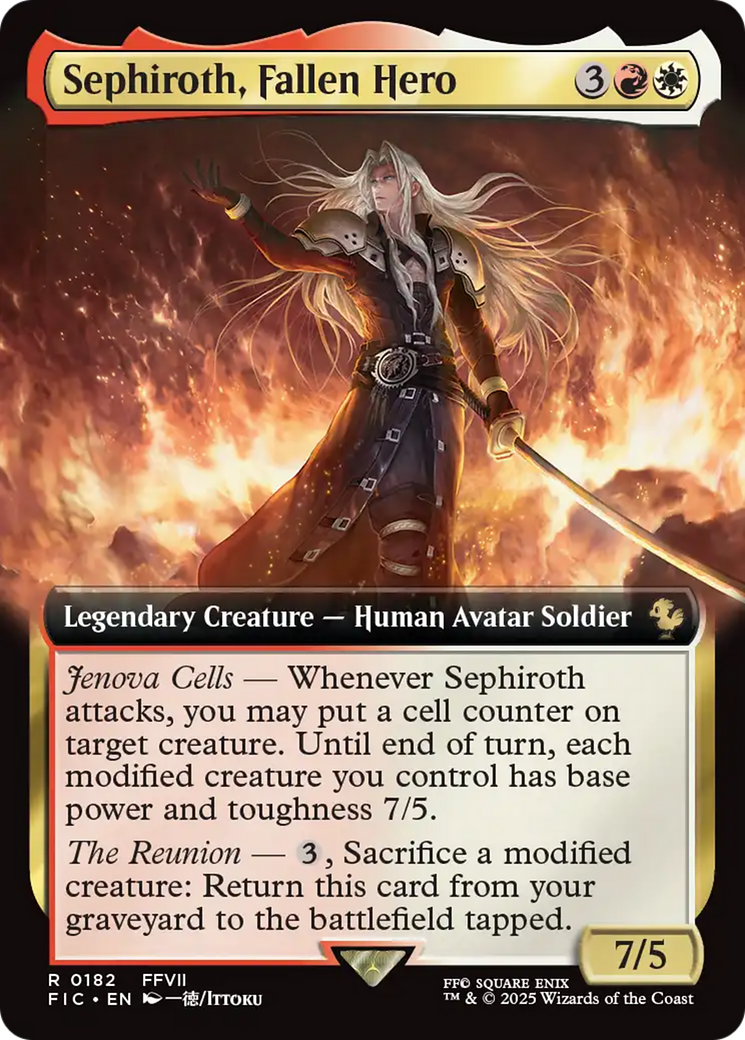 Sephiroth, Fallen Hero (Extended Art) [FINAL FANTASY Commander] | Empire Gaming NC