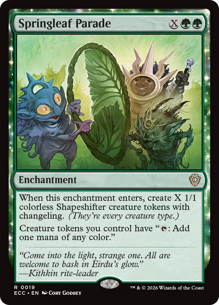 Springleaf Parade [Lorwyn Eclipsed Commander] | Empire Gaming NC