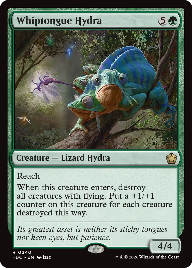 Whiptongue Hydra [Foundations Commander] | Empire Gaming NC