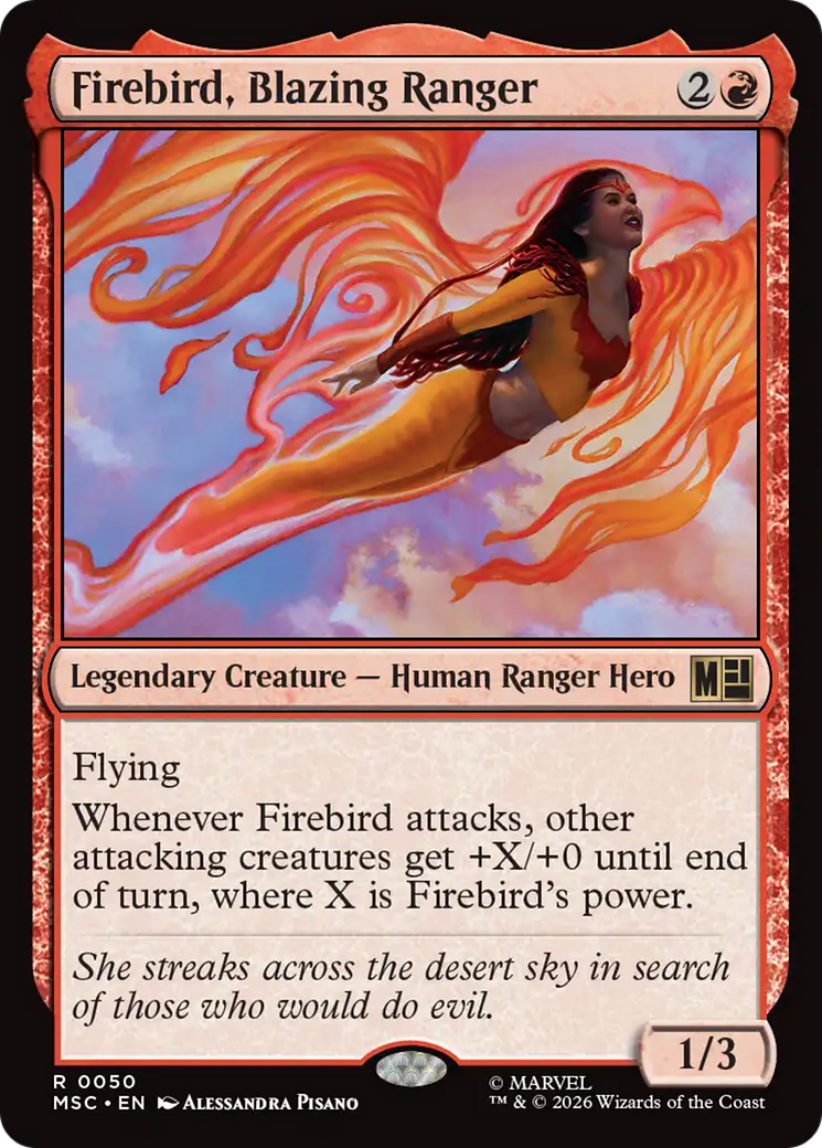 Firebird, Blazing Ranger [Marvel Super Heroes Commander] | Empire Gaming NC