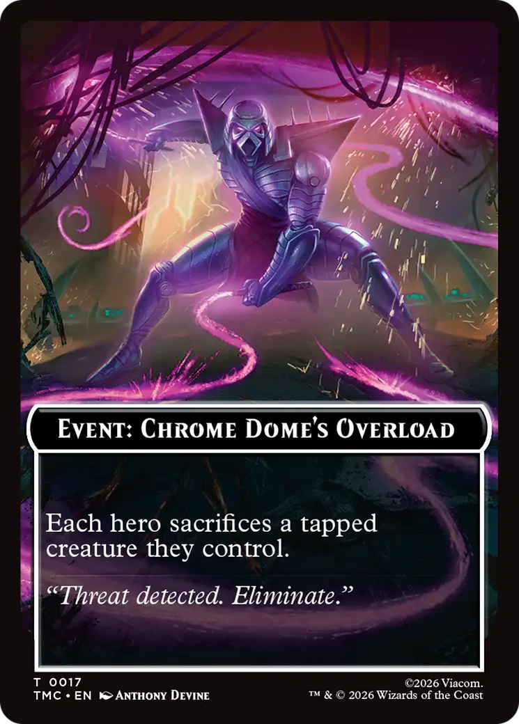 Event: Chrome Dome's Overload [Teenage Mutant Ninja Turtles Commander Tokens] | Empire Gaming NC