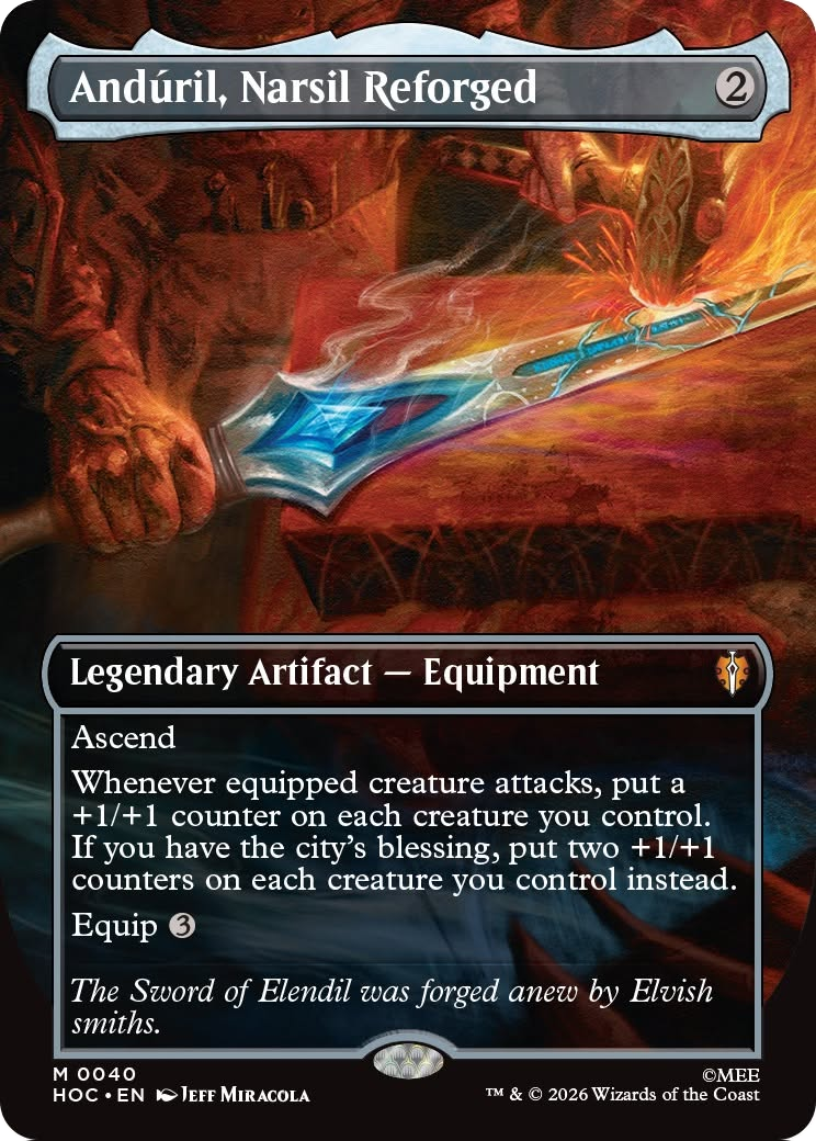 Anduril, Narsil Reforged (Borderless) [The Hobbit: Eternal-Legal] | Empire Gaming NC