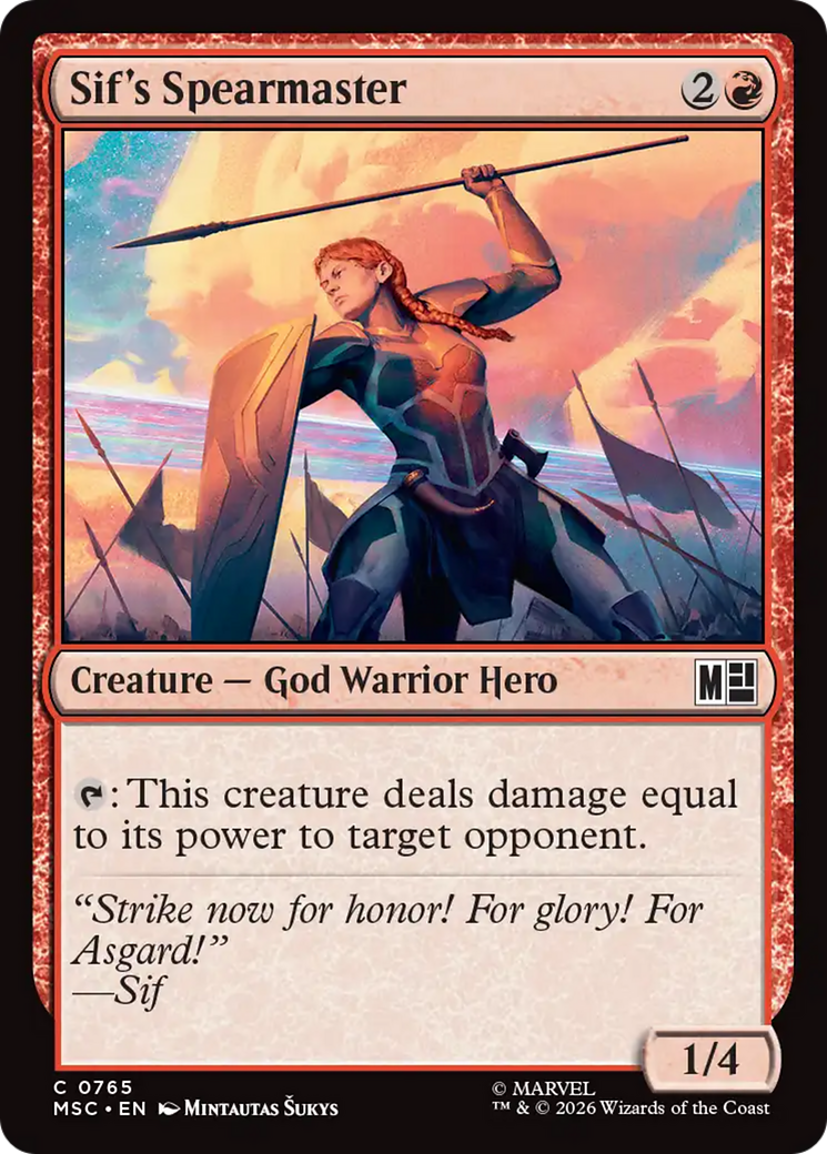 Sif's Spearmaster [Marvel Super Heroes Commander] | Empire Gaming NC