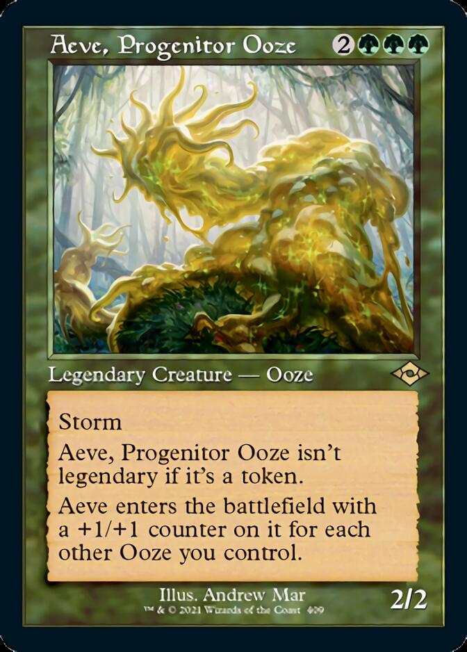 Aeve, Progenitor Ooze (Retro Foil Etched) [Modern Horizons 2] | Empire Gaming NC