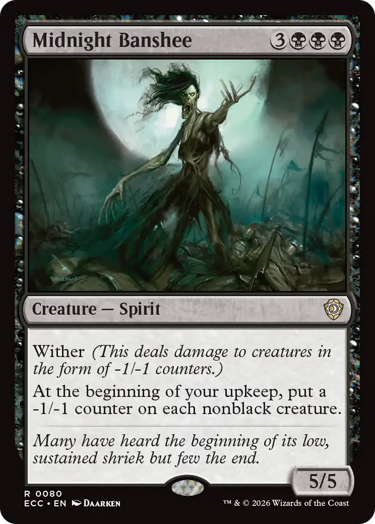 Midnight Banshee [Lorwyn Eclipsed Commander] | Empire Gaming NC
