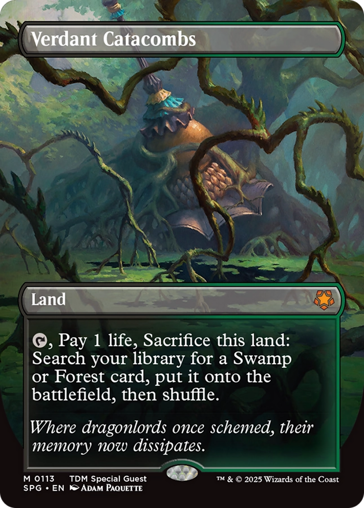 Verdant Catacombs (Borderless) [Tarkir: Dragonstorm Special Guests] | Empire Gaming NC