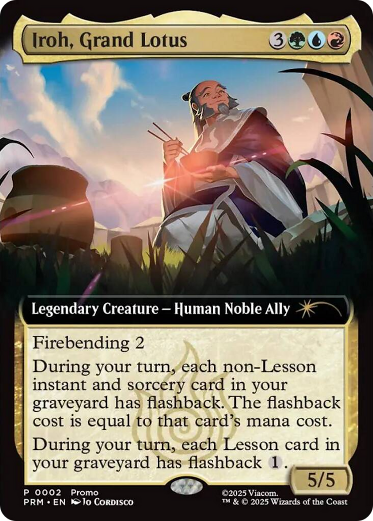Iroh, Grand Lotus (Extended Art) [Avatar: The Last Airbender Promos] | Empire Gaming NC