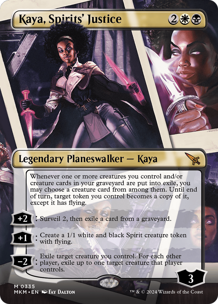 Kaya, Spirits' Justice (Borderless) [Murders at Karlov Manor] | Empire Gaming NC