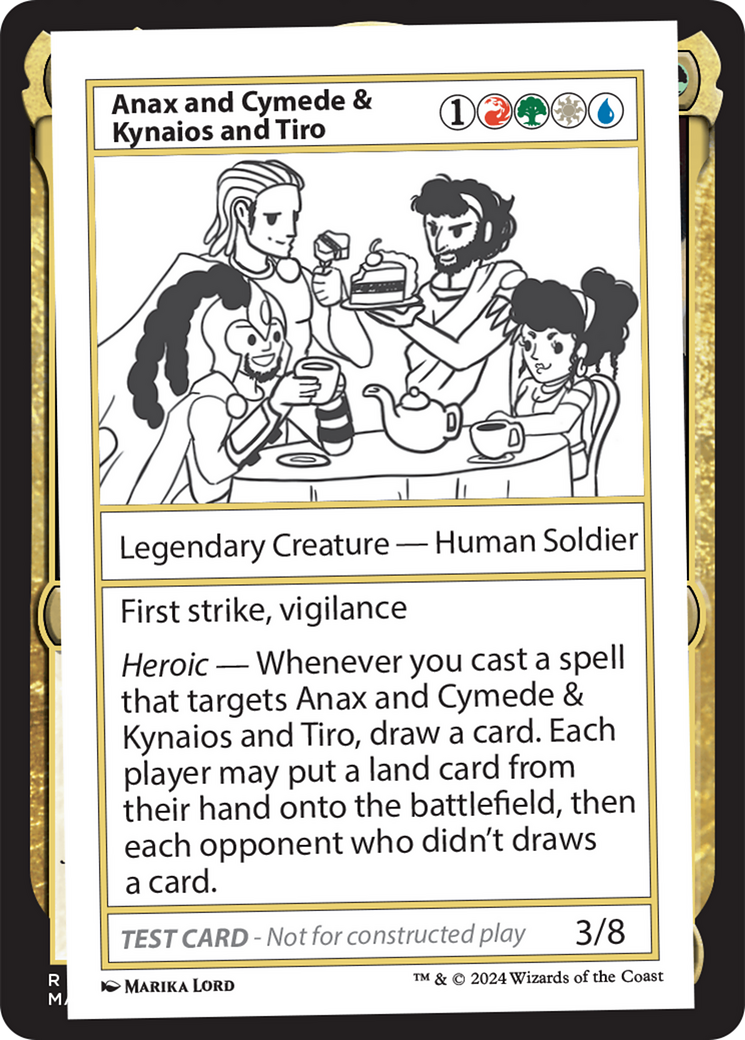 Anax and Cymede & Kynaios and Tiro [Mystery Booster 2 Playtest Cards] | Empire Gaming NC