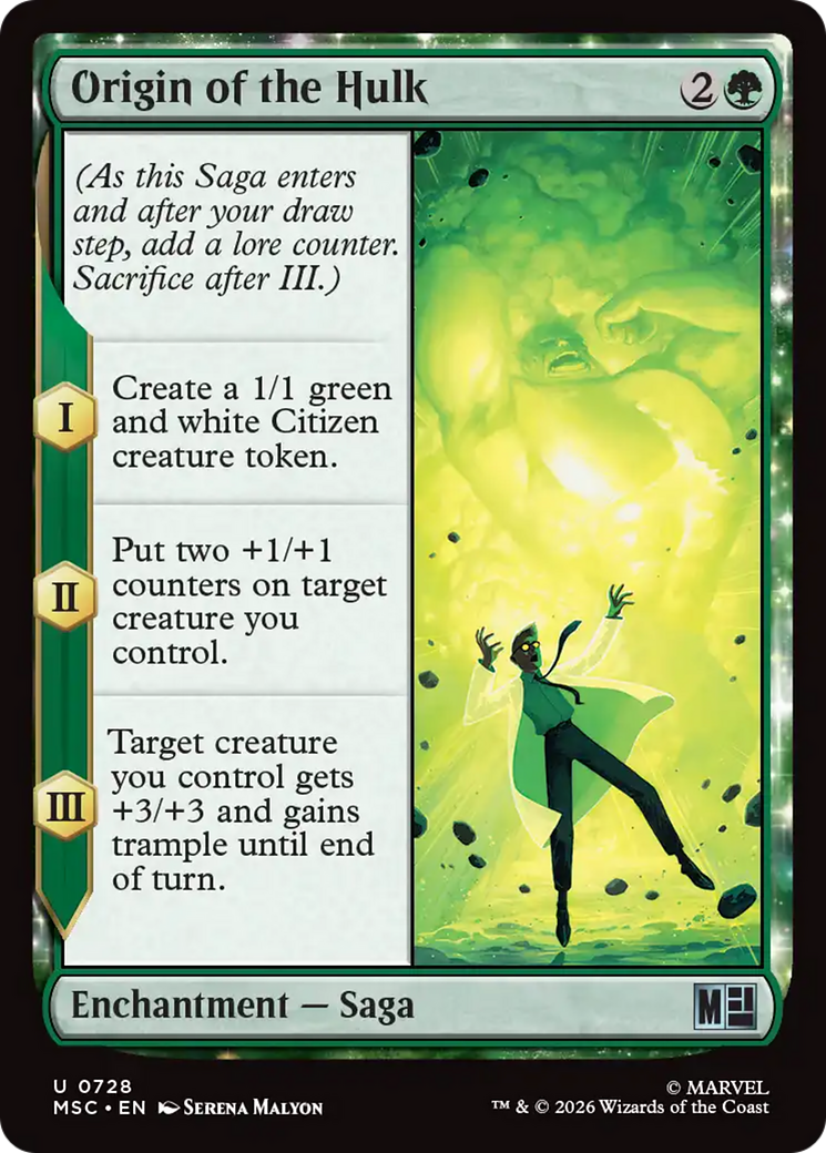Origin of the Hulk [Marvel Super Heroes Commander] | Empire Gaming NC