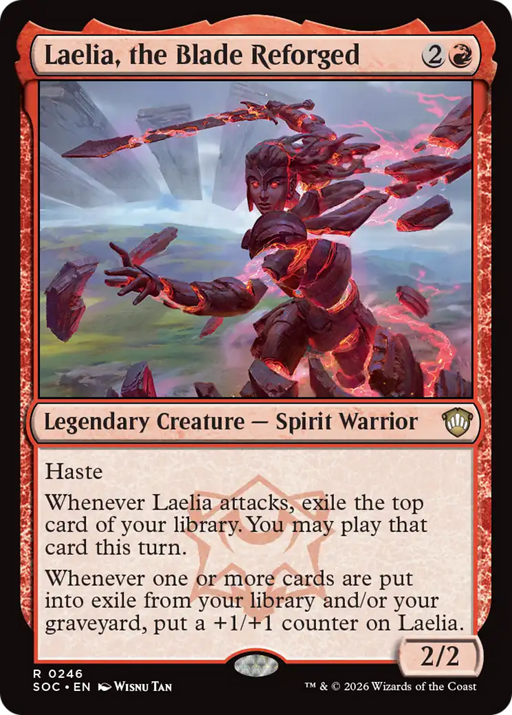 Laelia, the Blade Reforged [Secrets of Strixhaven Commander] | Empire Gaming NC