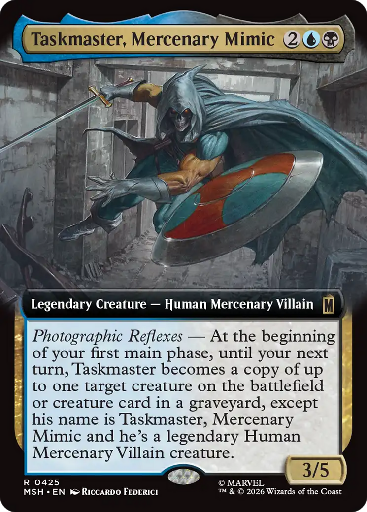 Taskmaster, Mercenary Mimic (Extended Art) [Marvel Super Heroes] | Empire Gaming NC