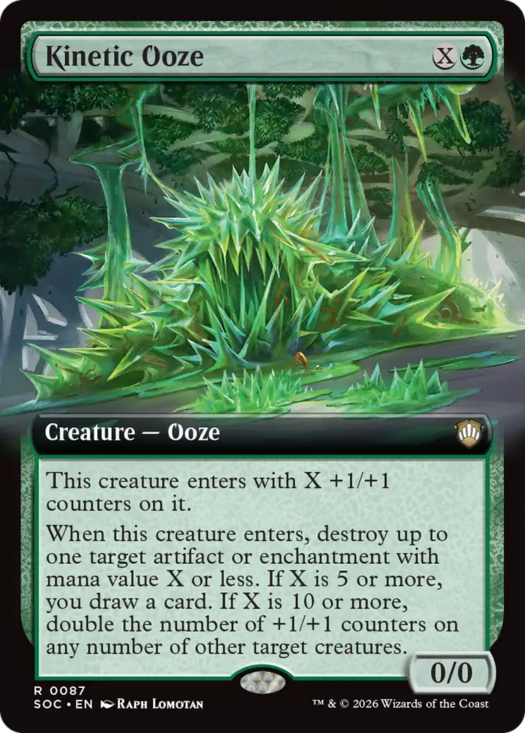 Kinetic Ooze (Extended Art) [Secrets of Strixhaven Commander] | Empire Gaming NC