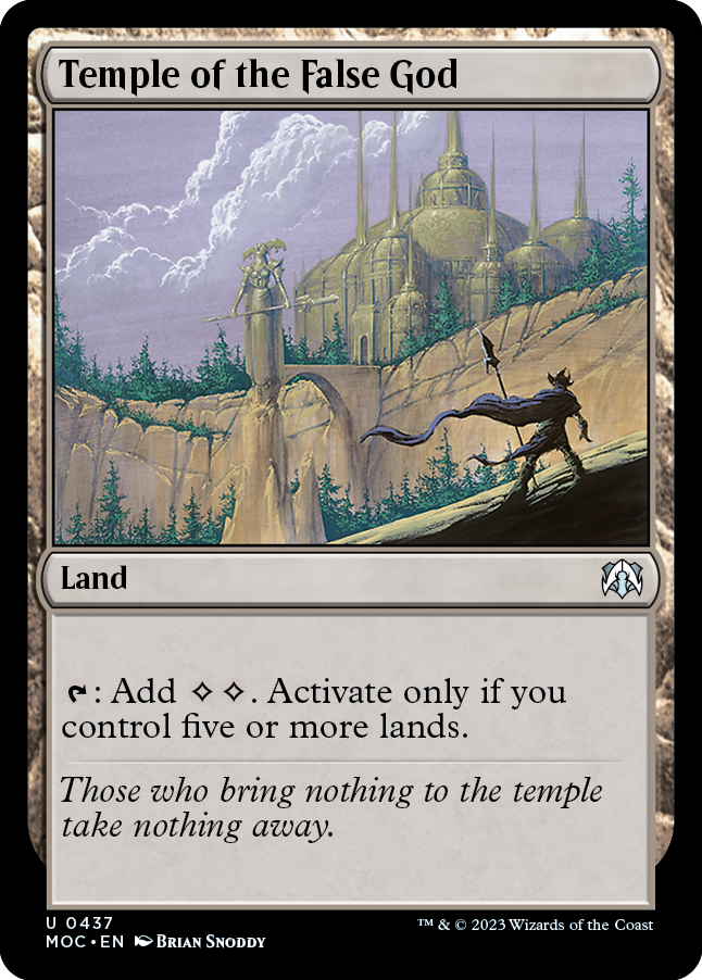 Temple of the False God [March of the Machine Commander] | Empire Gaming NC