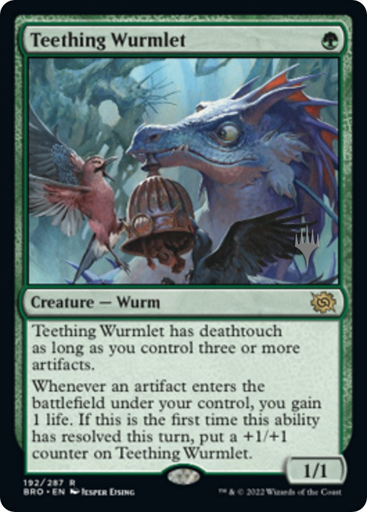 Teething Wurmlet (Promo Pack) [The Brothers' War Promos] | Empire Gaming NC