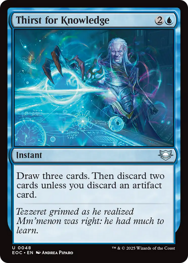 Thirst for Knowledge [Edge of Eternities Commander] | Empire Gaming NC