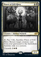 Priest of Fell Rites (Sketch) [Modern Horizons 2] | Empire Gaming NC