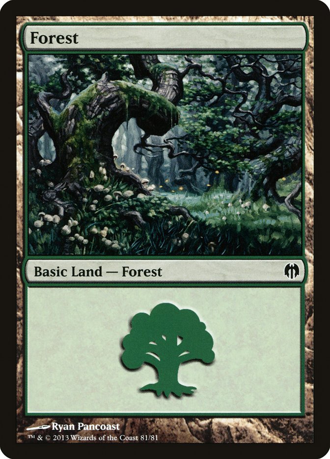 Forest (81) [Duel Decks: Heroes vs. Monsters] | Empire Gaming NC