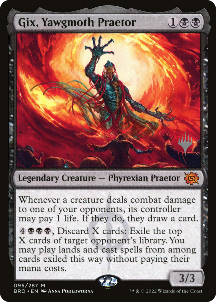 Gix, Yawgmoth Praetor (Promo Pack) [The Brothers' War Promos] | Empire Gaming NC