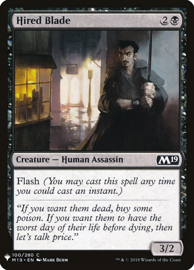 Hired Blade [Mystery Booster] | Empire Gaming NC