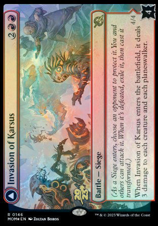 Invasion of Karsus // Refraction Elemental [March of the Machine Prerelease Promos] | Empire Gaming NC