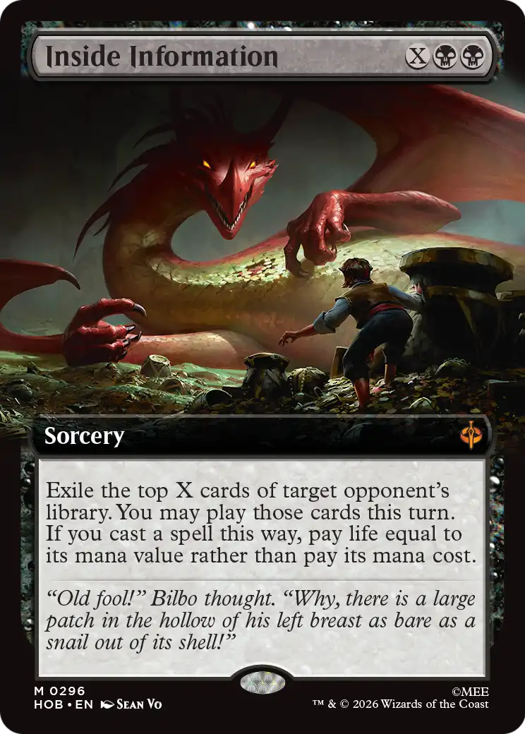 Inside Information (Extended Art) [The Hobbit] | Empire Gaming NC