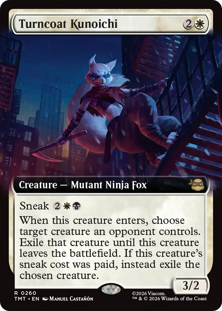 Turncoat Kunoichi (Extended Art) [Teenage Mutant Ninja Turtles] | Empire Gaming NC