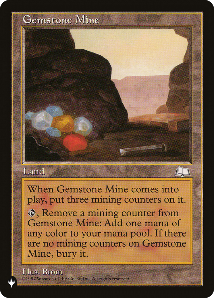 Gemstone Mine (WTH) [The List Reprints] | Empire Gaming NC