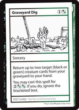 Graveyard Dig (2021 Edition) [Mystery Booster Playtest Cards] | Empire Gaming NC