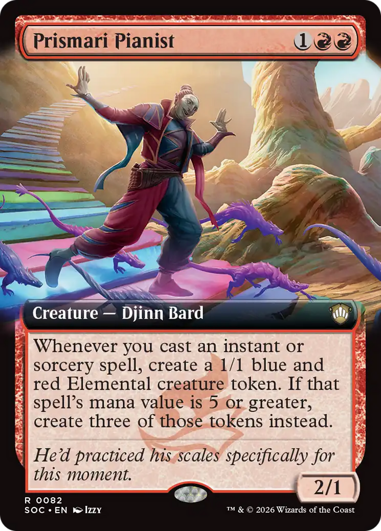 Prismari Pianist (Extended Art) [Secrets of Strixhaven Commander] | Empire Gaming NC