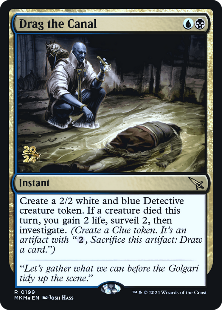 Drag the Canal [Murders at Karlov Manor Prerelease Promos] | Empire Gaming NC