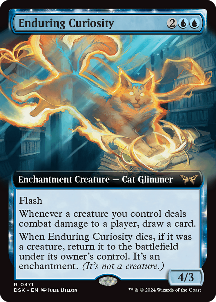 Enduring Curiosity (Extended Art) [Duskmourn: House of Horror] | Empire Gaming NC