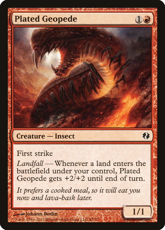 Plated Geopede [Duel Decks: Venser vs. Koth] | Empire Gaming NC