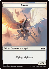 Angel // Spirit Double-Sided Token [Tarkir: Dragonstorm Commander Tokens] | Empire Gaming NC