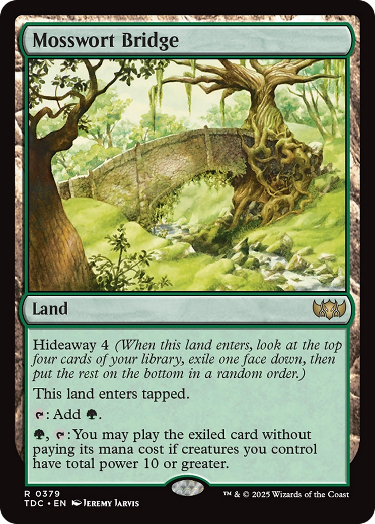 Mosswort Bridge [Tarkir: Dragonstorm Commander] | Empire Gaming NC