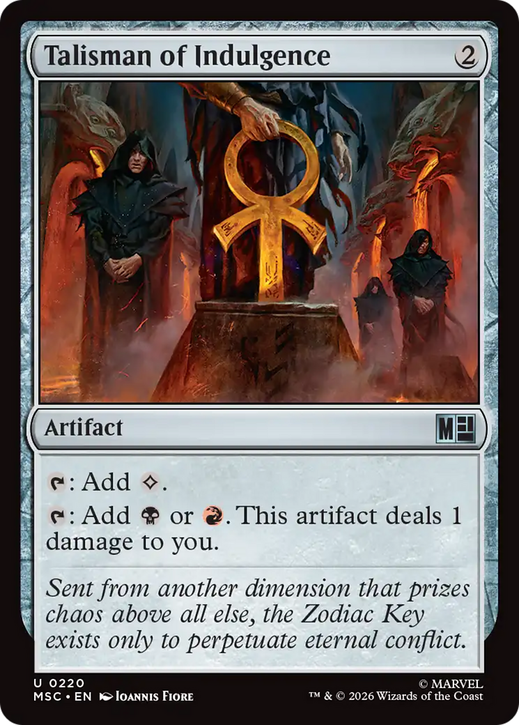 Talisman of Indulgence (Surge Foil) [Marvel Super Heroes Commander] | Empire Gaming NC