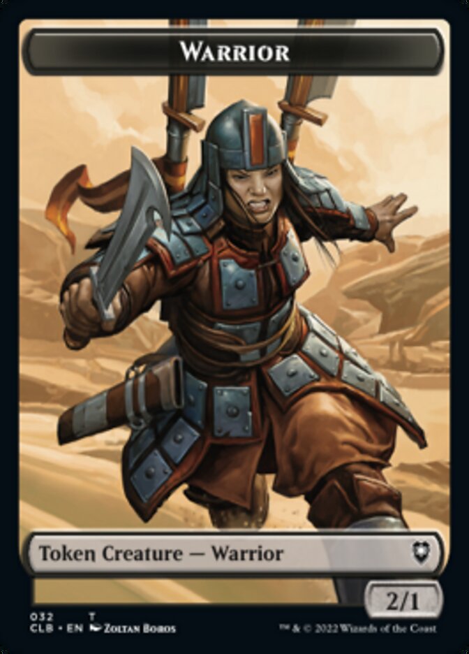 Warrior // Inkling Double-Sided Token [Commander Legends: Battle for Baldur's Gate Tokens] | Empire Gaming NC