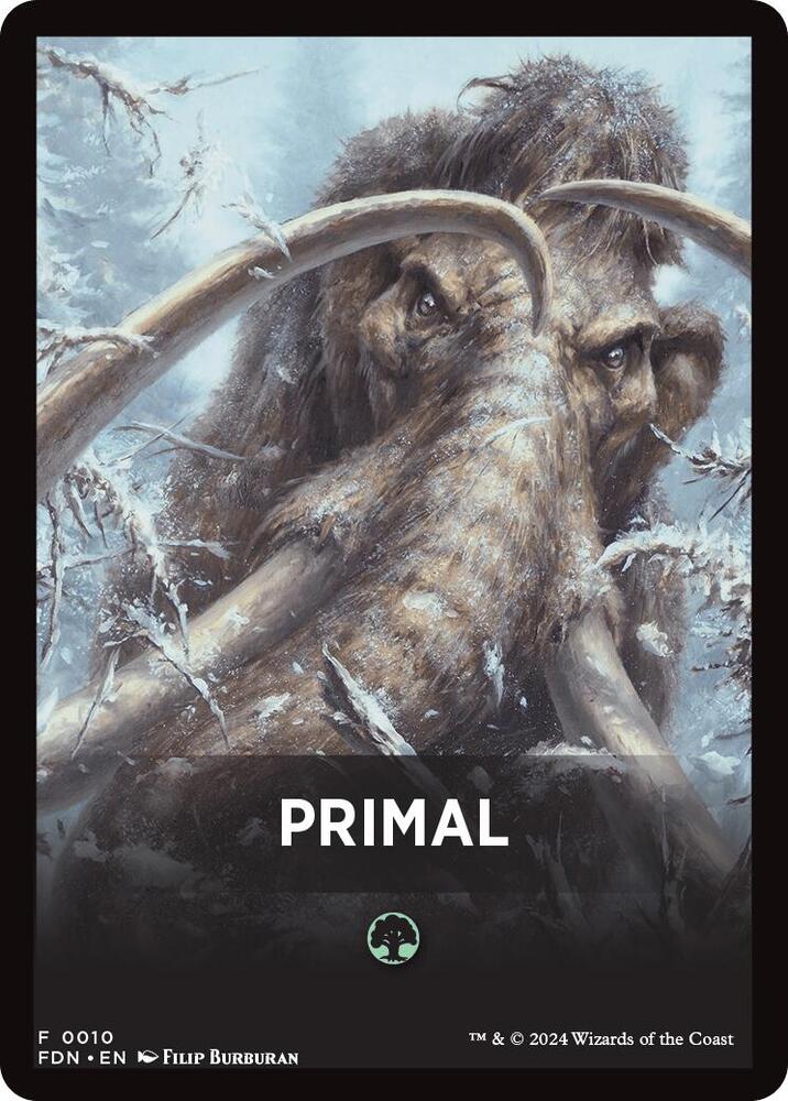 Primal Theme Card [Foundations Tokens] | Empire Gaming NC