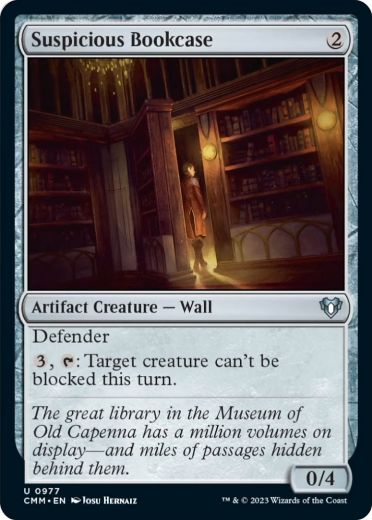 Suspicious Bookcase [Commander Masters] | Empire Gaming NC