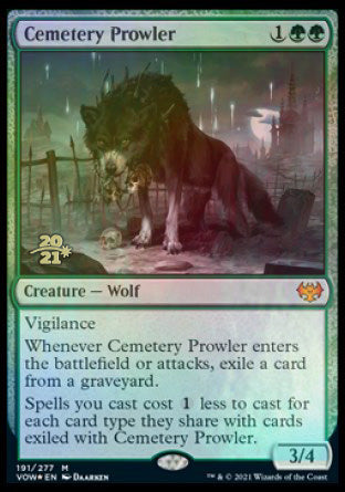 Cemetery Prowler [Innistrad: Crimson Vow Prerelease Promos] | Empire Gaming NC